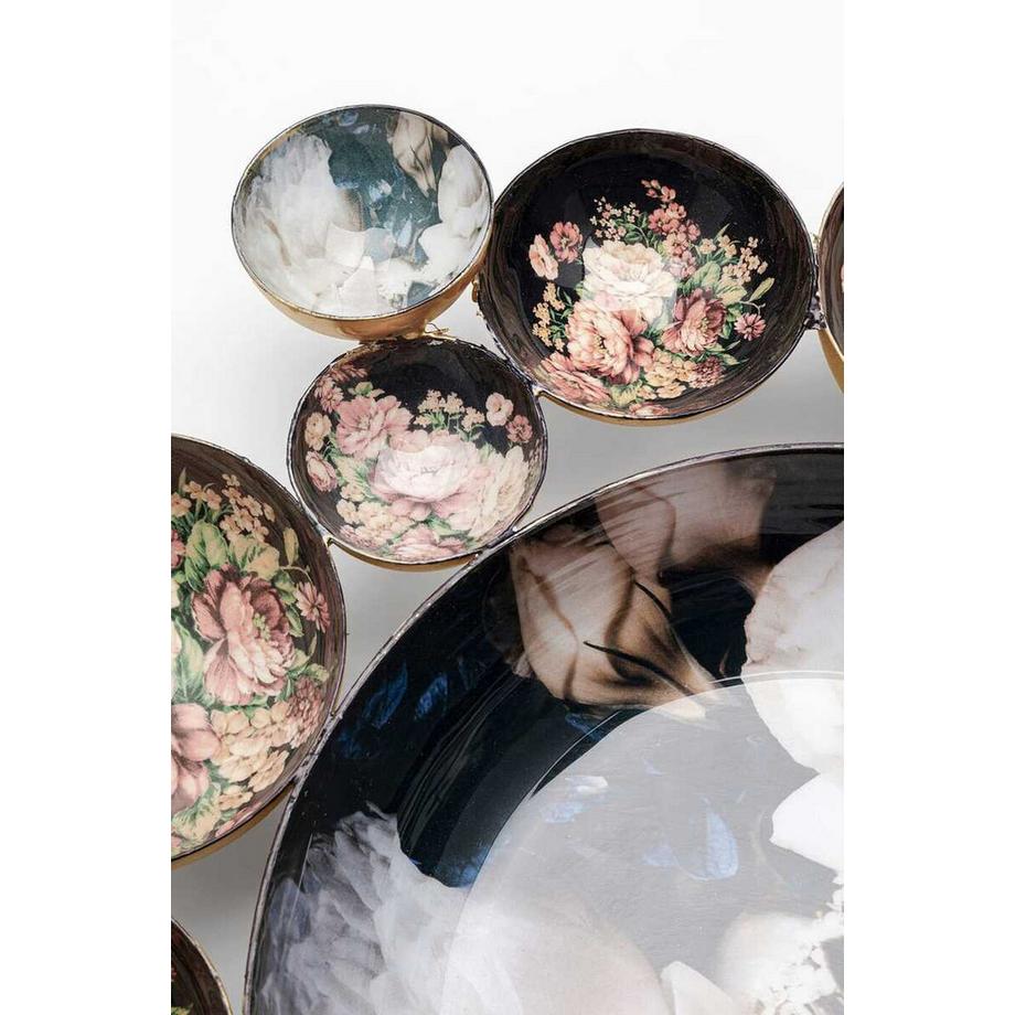 KARE Design  Deko Schale Wild Roses rund 40 