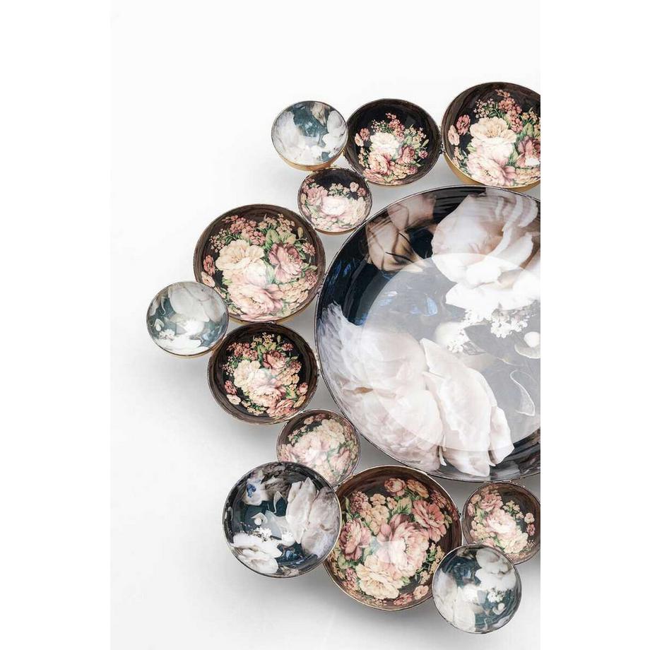 KARE Design  Deko Schale Wild Roses rund 40 