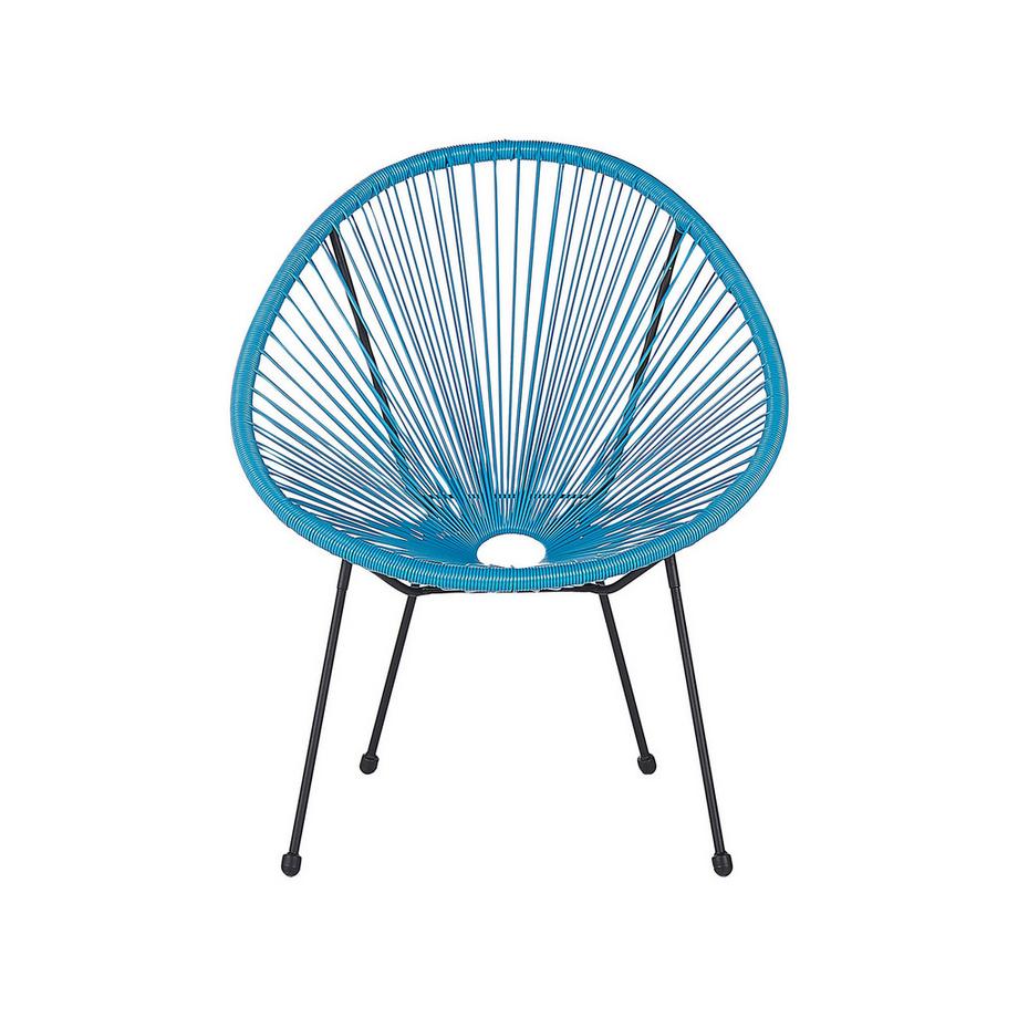 Beliani Bistro Set aus PE Rattan Boho ACAPULCO II  