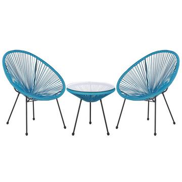 Set bistrot en Rattan sintetico Boho ACAPULCO II