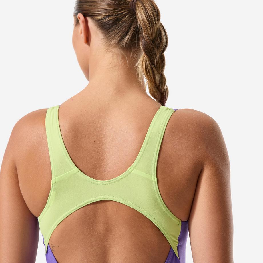 DECATHLON  Kimy, einteiliger Badeanzug  Violett 