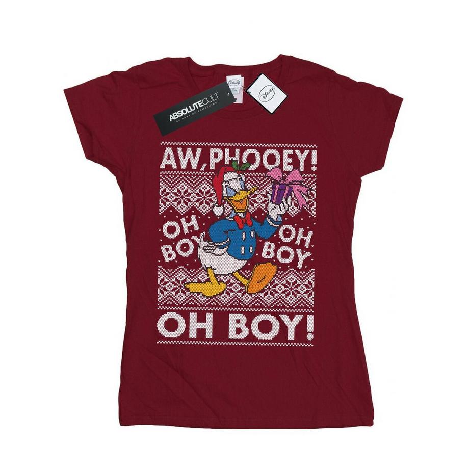 Disney Donald Duck Aw Phooey T-Shirt di Natale  
