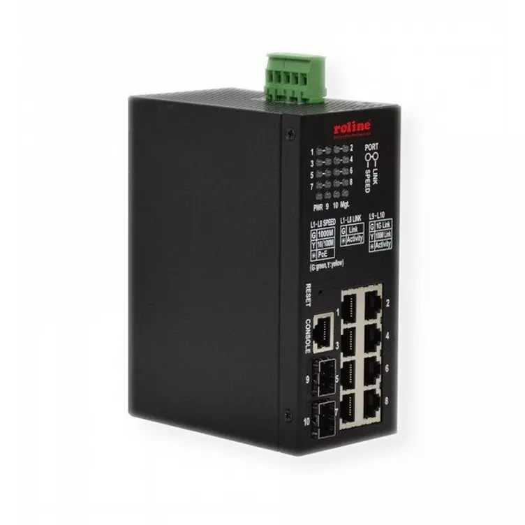 Roline Industrial 10x Gigabit Ethernet Switchonline kaufen MANOR