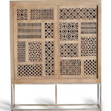 Armoire Style Mango naturel 140x170