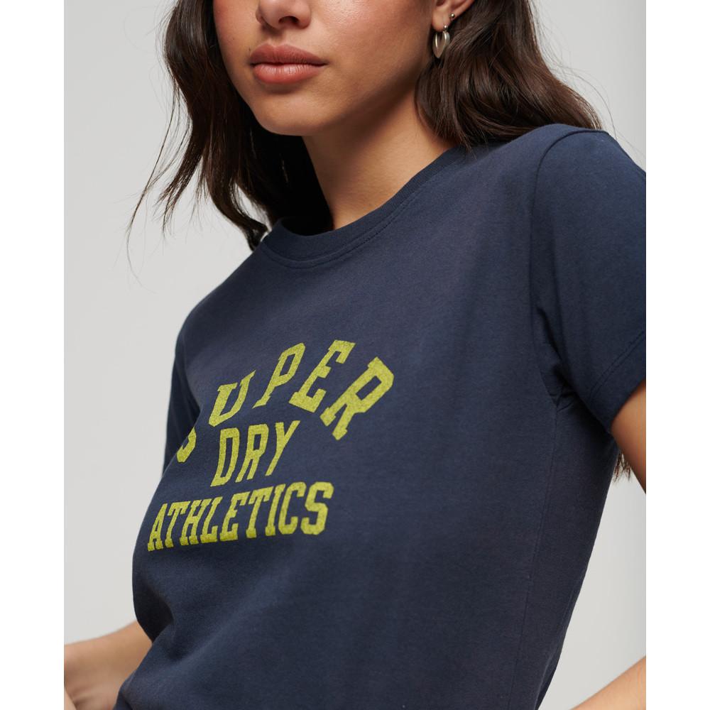 Superdry  T-shirt donna con motivo anni '90 Superdry Athletic Essential 