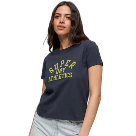 Superdry  T-Shirt mit 90er-Jahre-Muster Frau  Athletic Essential 