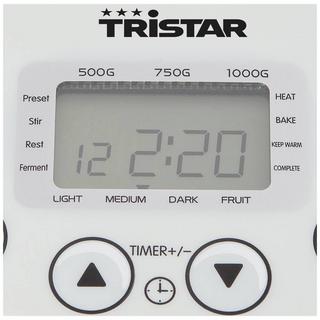 Tristar Automat – Einstellbarer Bräunungsgrad für die Kruste – glutenfreies Programm  