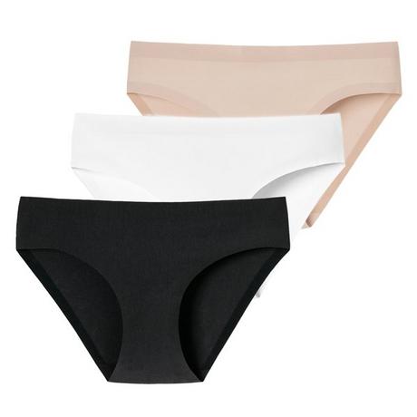 Schiesser Confezione da 3 Invisible Cotton Slip  