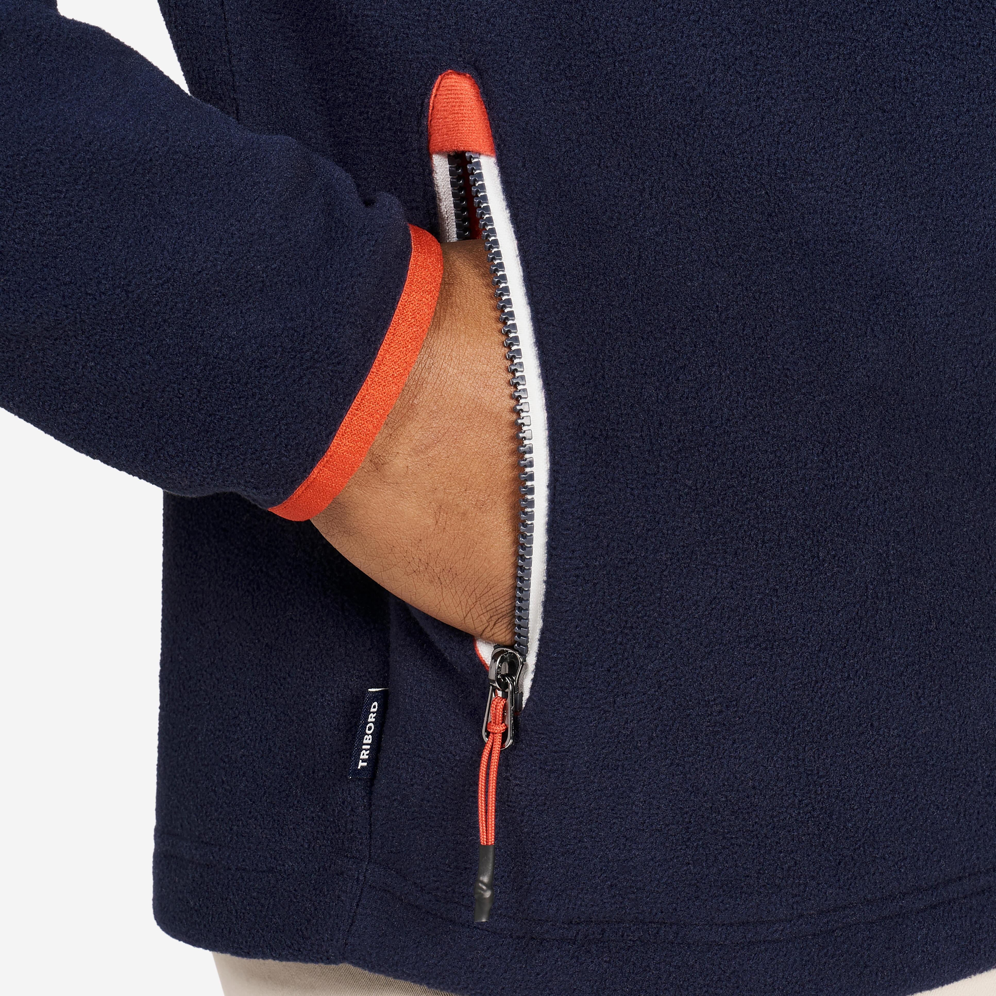 DECATHLON Sailing 100 Fleecejacke Grau meliert  