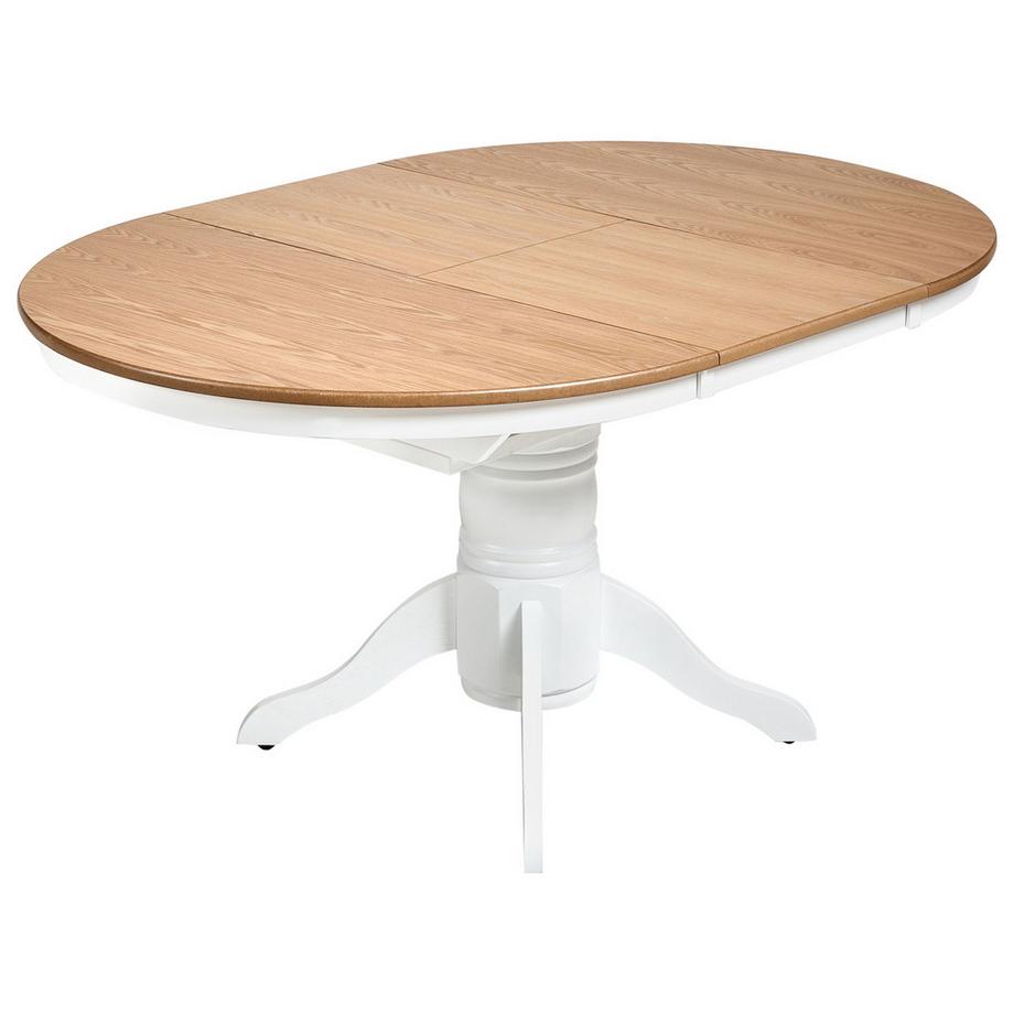 Table de salle à manger extensible en Bois d'hévéa  AKRON