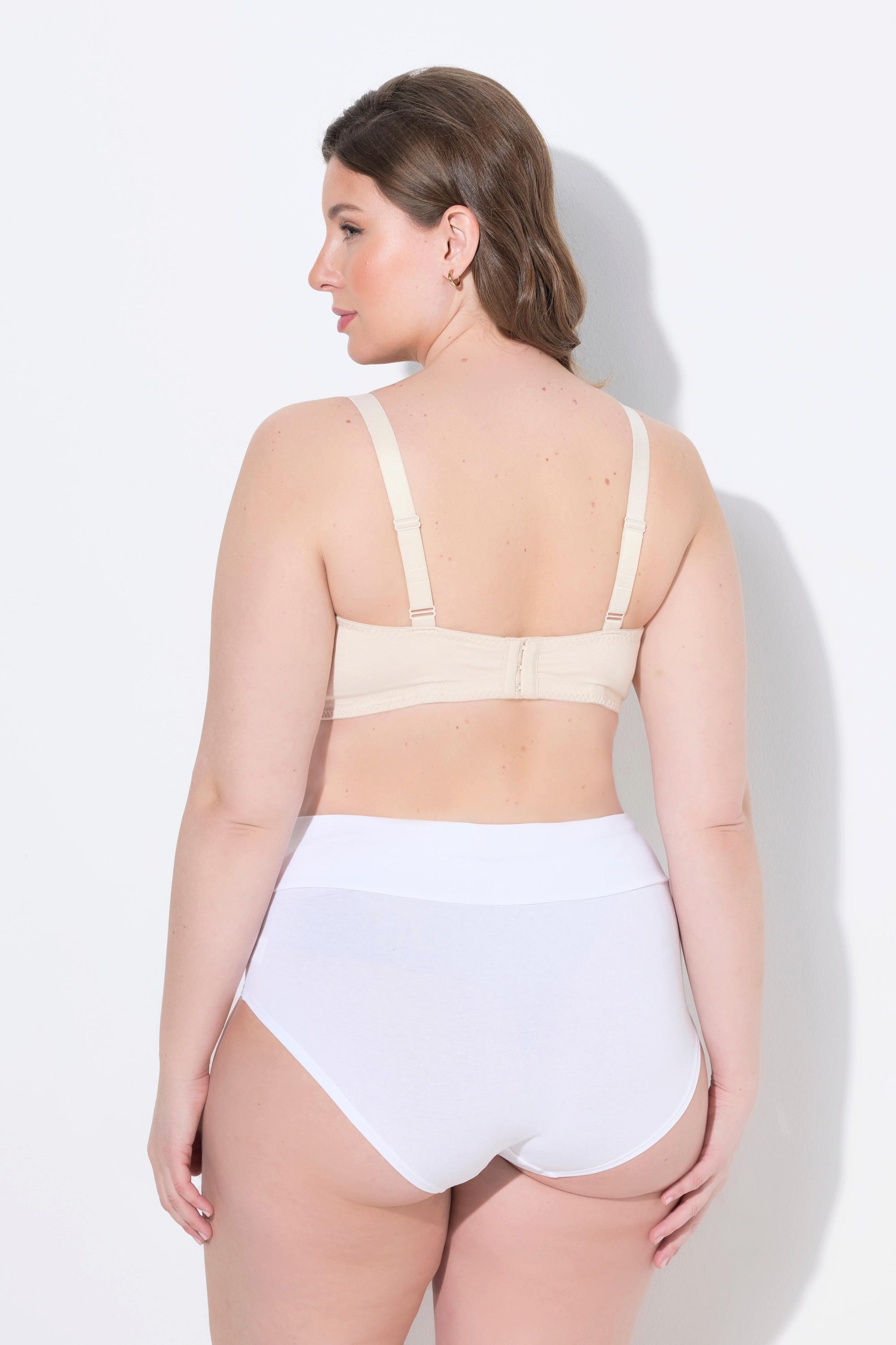 Ulla Popken Bellieva Reggiseno da allattamento Orli di pizzo Clip sul davanti  