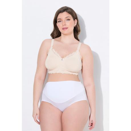 Ulla Popken Bellieva Reggiseno da allattamento Orli di pizzo Clip sul davanti  