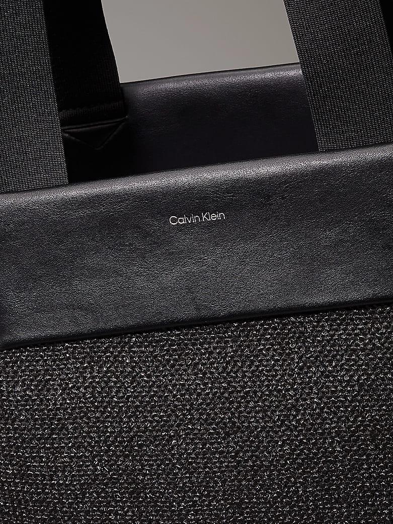 Calvin Klein Raffia Medium Shopper Tasche  