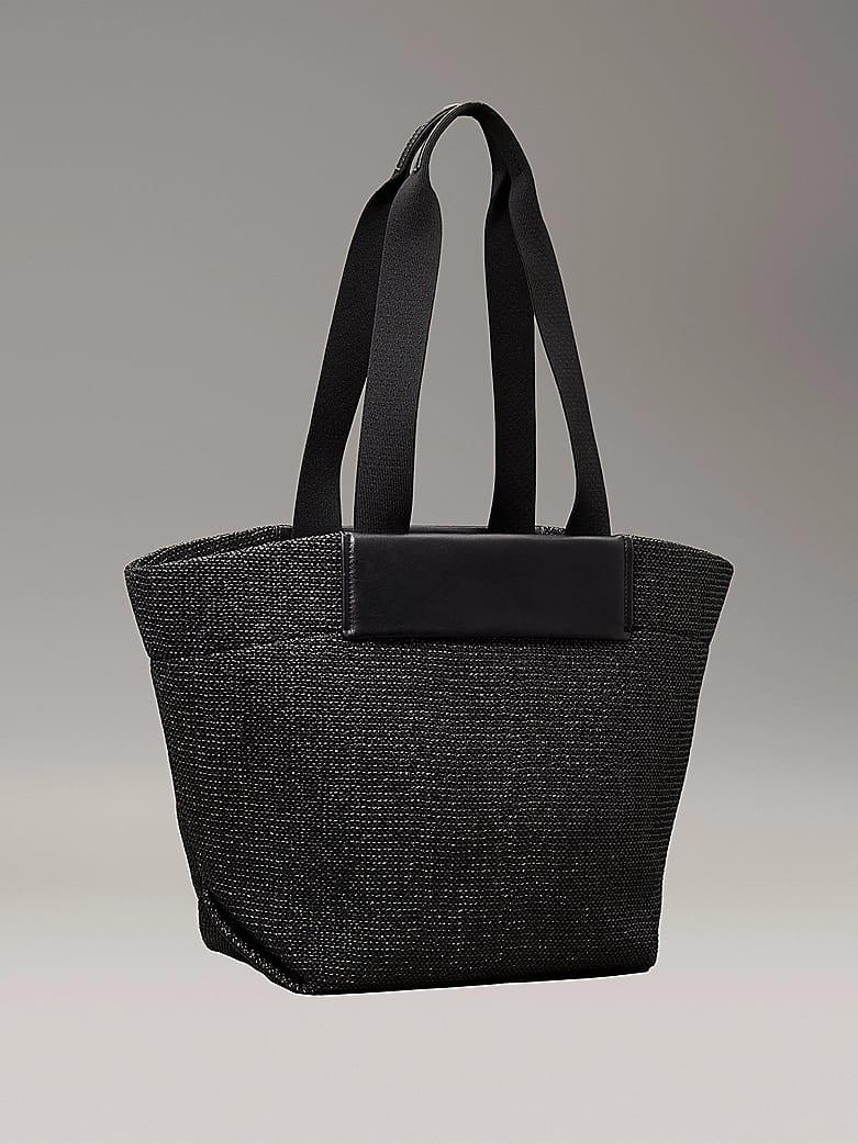 Calvin Klein Raffia Medium Shopper Tasche  
