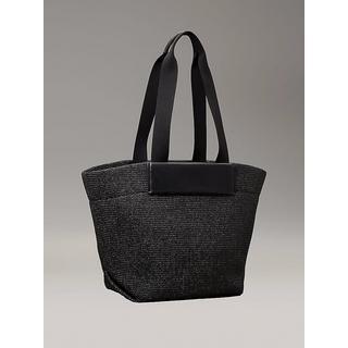 Calvin Klein Raffia Medium Shopper Tasche  