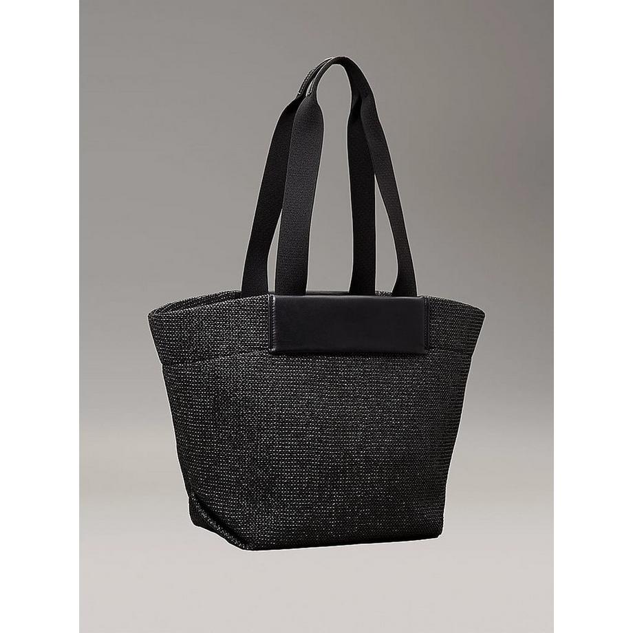 Calvin Klein Raffia Medium Shopper Tasche  