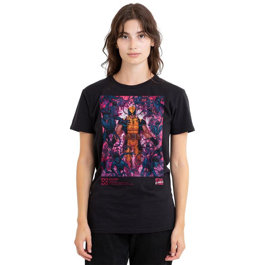 MARVEL T-Shirt X-Men Wolverine Stampa Grafica  
