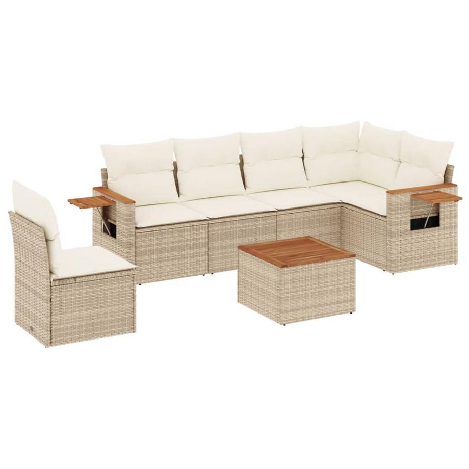 set divano da giardino Polirattan