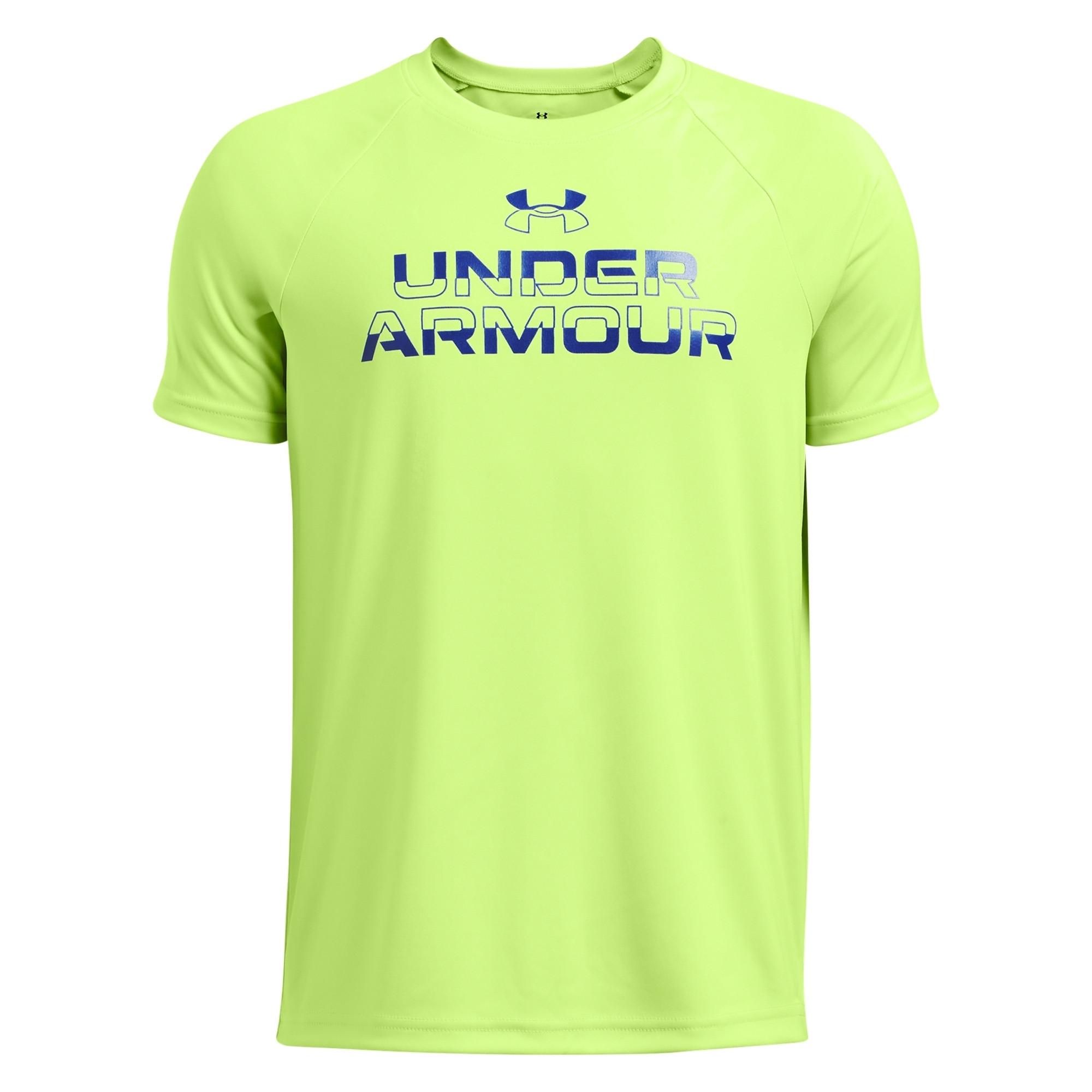 UNDER ARMOUR  t-shirt enfant tech™ split wordmark 