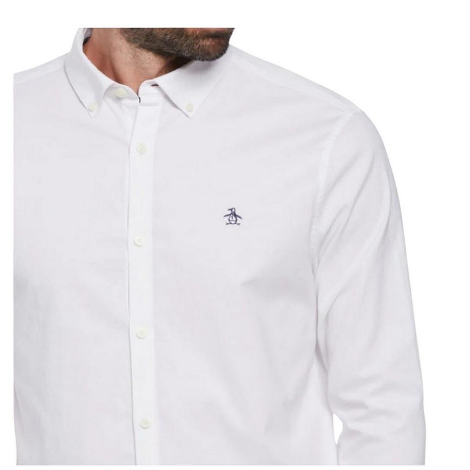 Original Penguin  Chemise Manches Longues Sticker Pete 