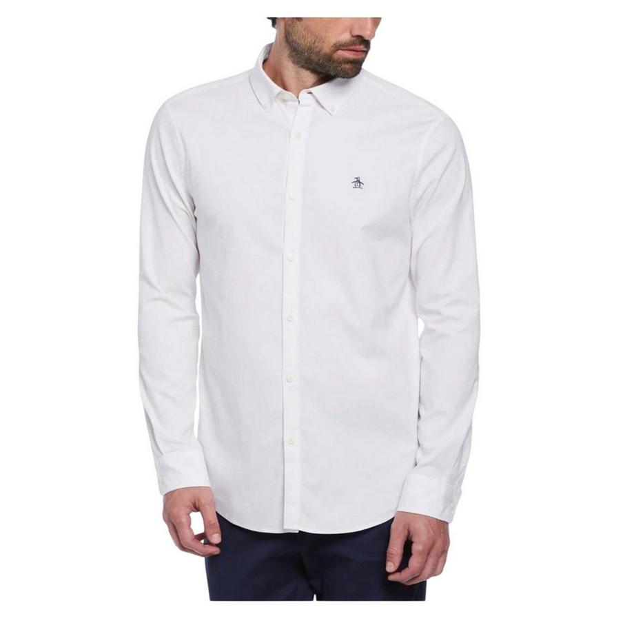 Original Penguin  Chemise Manches Longues Sticker Pete 