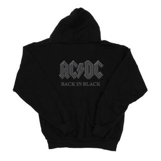 AC/DC ACDC Back In Black Felpa con cappuccio  