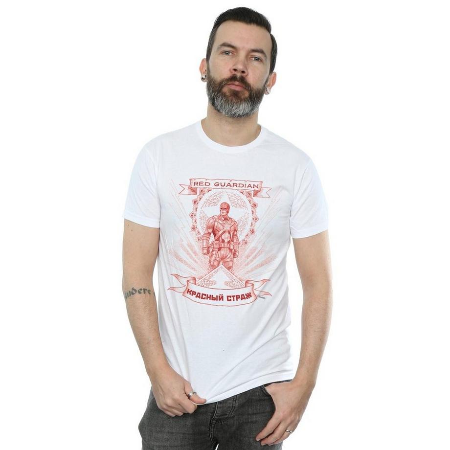 MARVEL Red Guardian Grafikdruck T-Shirt  