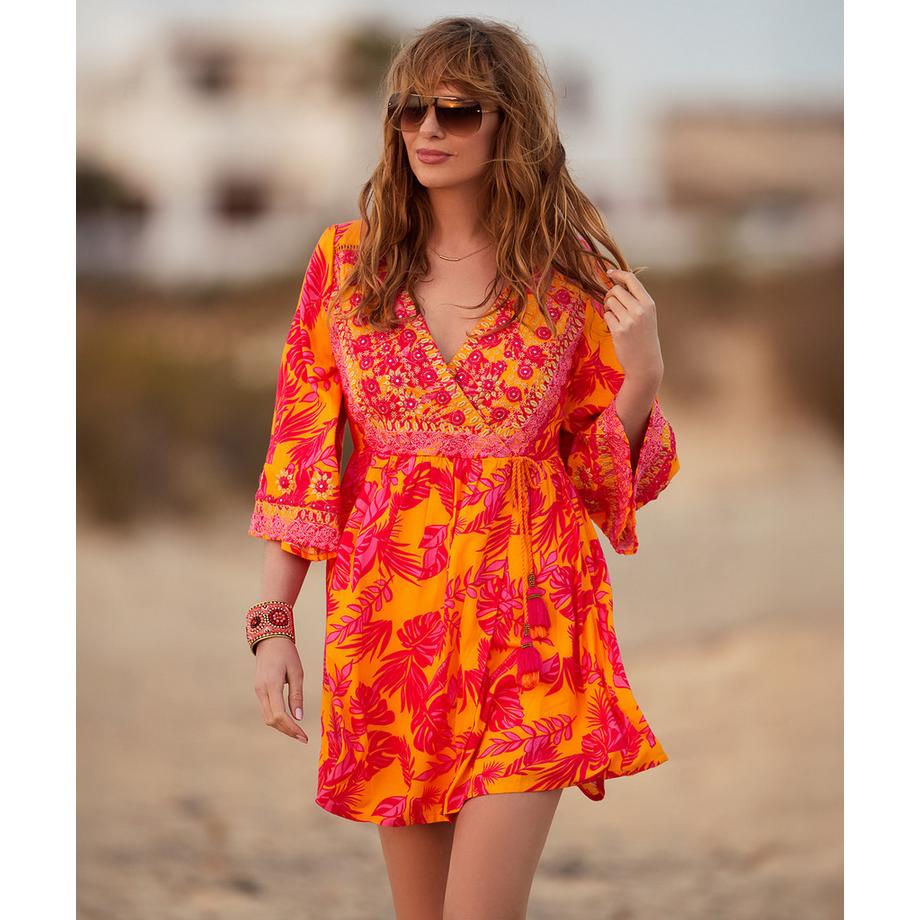 Joe Browns Tunica con Ricamo e Stampa Accattivante  