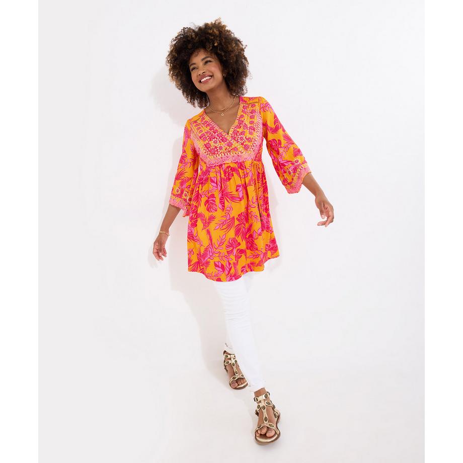 Joe Browns Tunica con Ricamo e Stampa Accattivante  