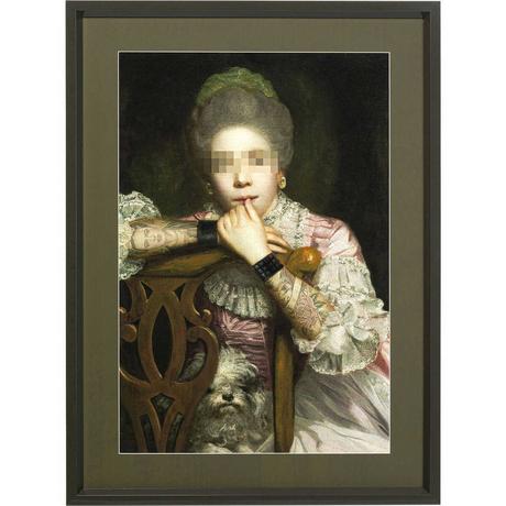 KARE Design Image Frame Incognito Sitting Countess 112x82cm  