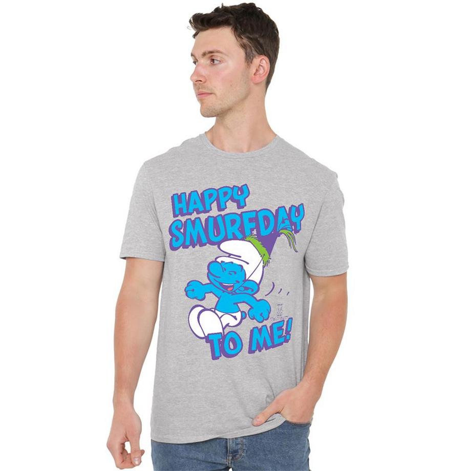Puffi  Happy Smurfy Day To Me Maglietta 