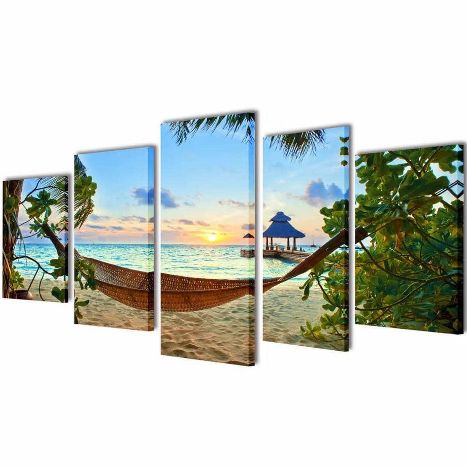 Tableau deco tissu
