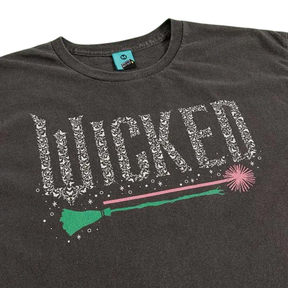 Wicked T-Shirt mit Rückseitigem Aufdruck und Vintagewaschung  