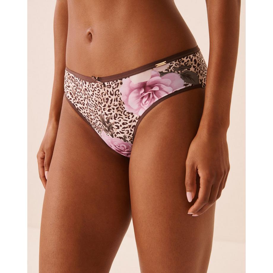 Bikini-Slip aus Mikrofaser mit glattem Rücken