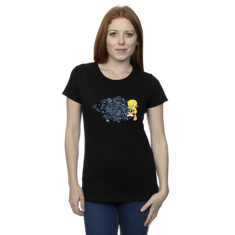 LOONEY TUNES Tweety Bird Grafikdruck T-Shirt  