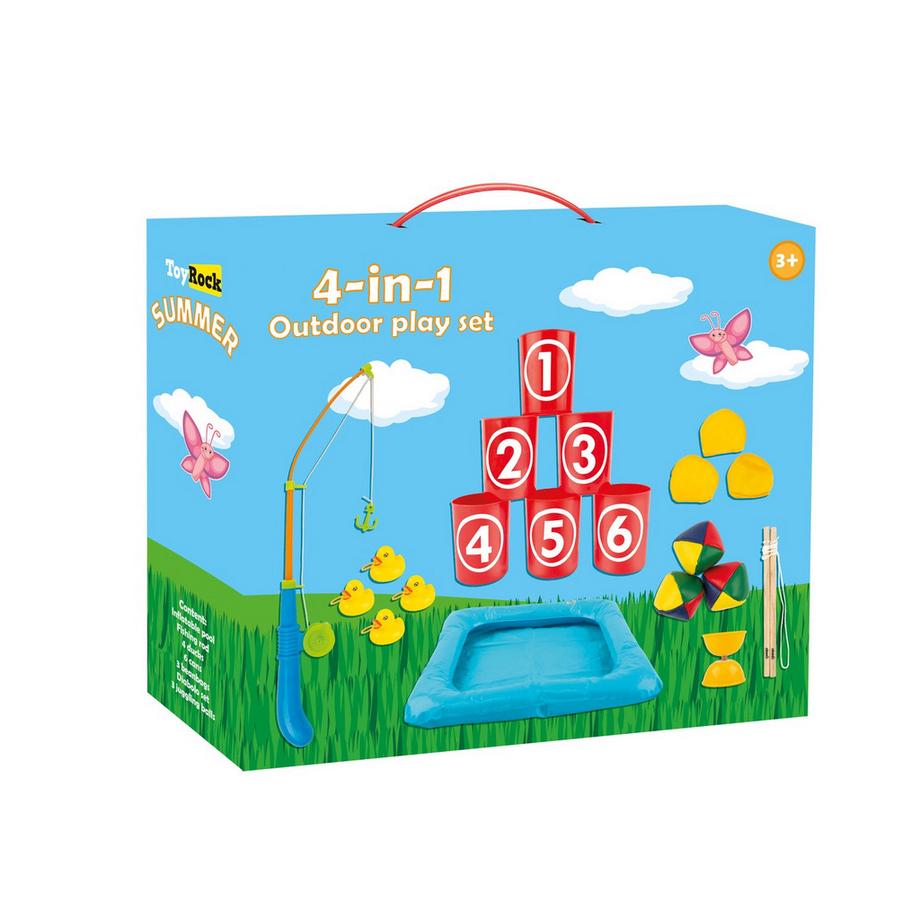 Ensemble De Jeu Extérieur 4 En 1 Summer
