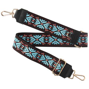 Bandoulière Téléphone noire, Lake Blue