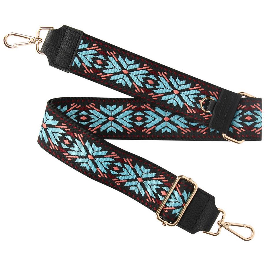 Avizar  Bandoulière Téléphone noire, Lake Blue 