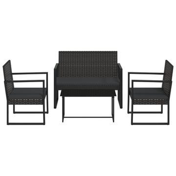 Garten-lounge-set poly-rattan