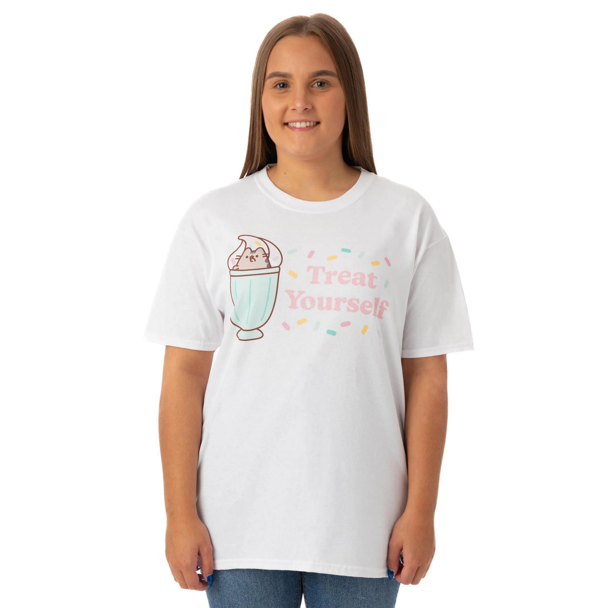 PUSHEEN  Treat Yourself TShirt 