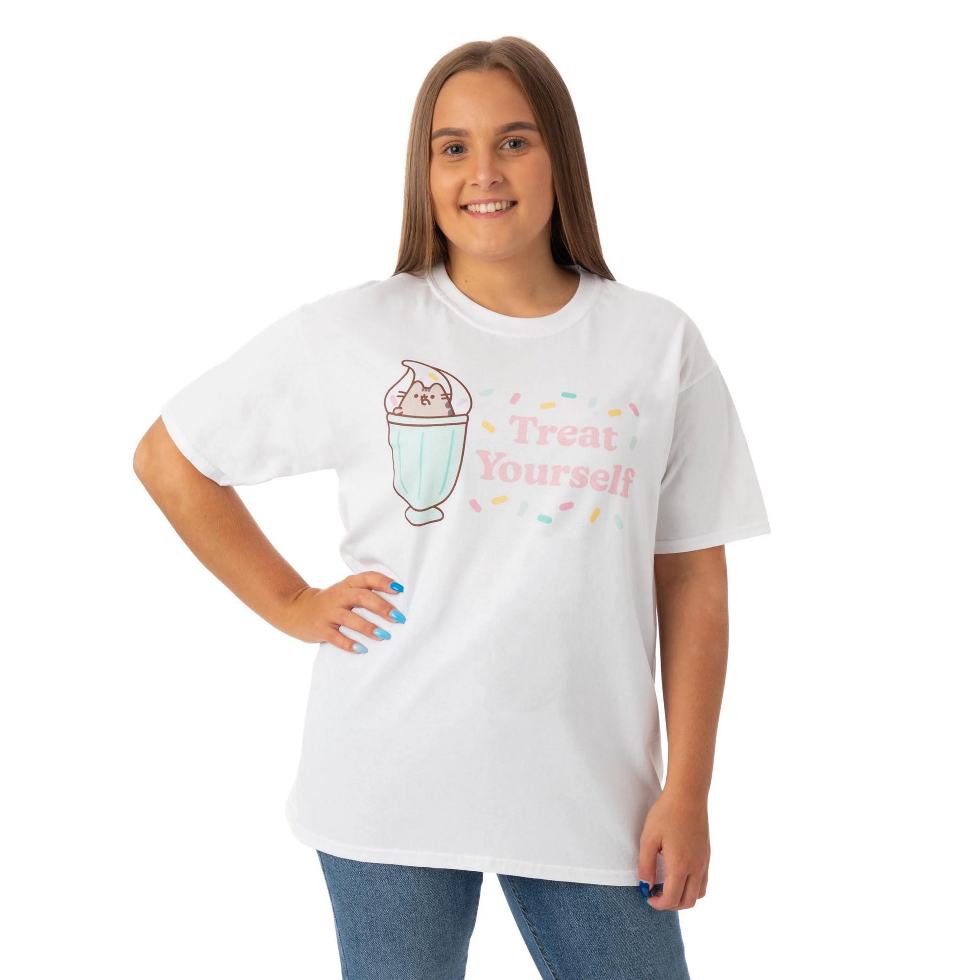 PUSHEEN  Treat Yourself TShirt 