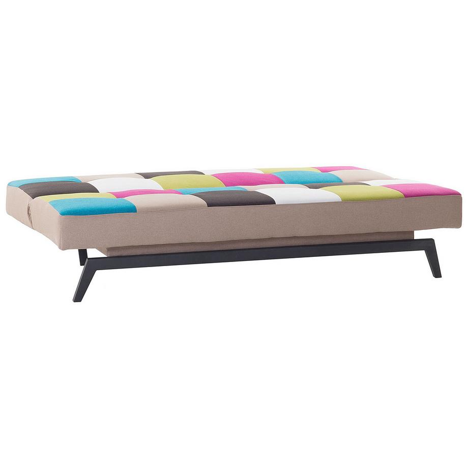 Beliani Schlafsofa aus Stoff Retro LEEDS  