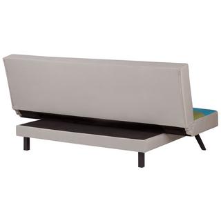 Beliani Divano letto en Tessuto Retrò LEEDS  