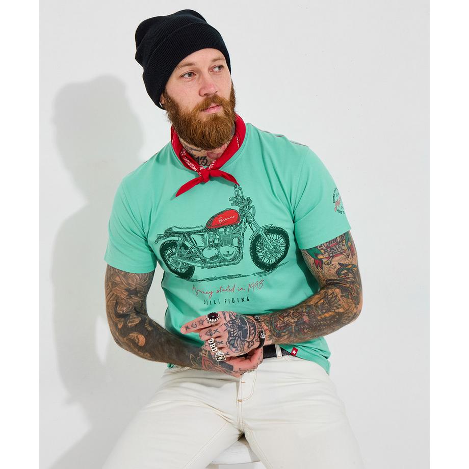 Joe Browns Motorrad Grafik T-Shirt  