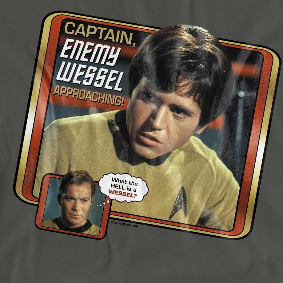 Star Trek Wessel Bedrucktes Regular Fit T-Shirt  