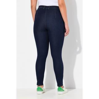 Ulla Popken  Jean Sarah stretch, jambe étroite et poches zippées 