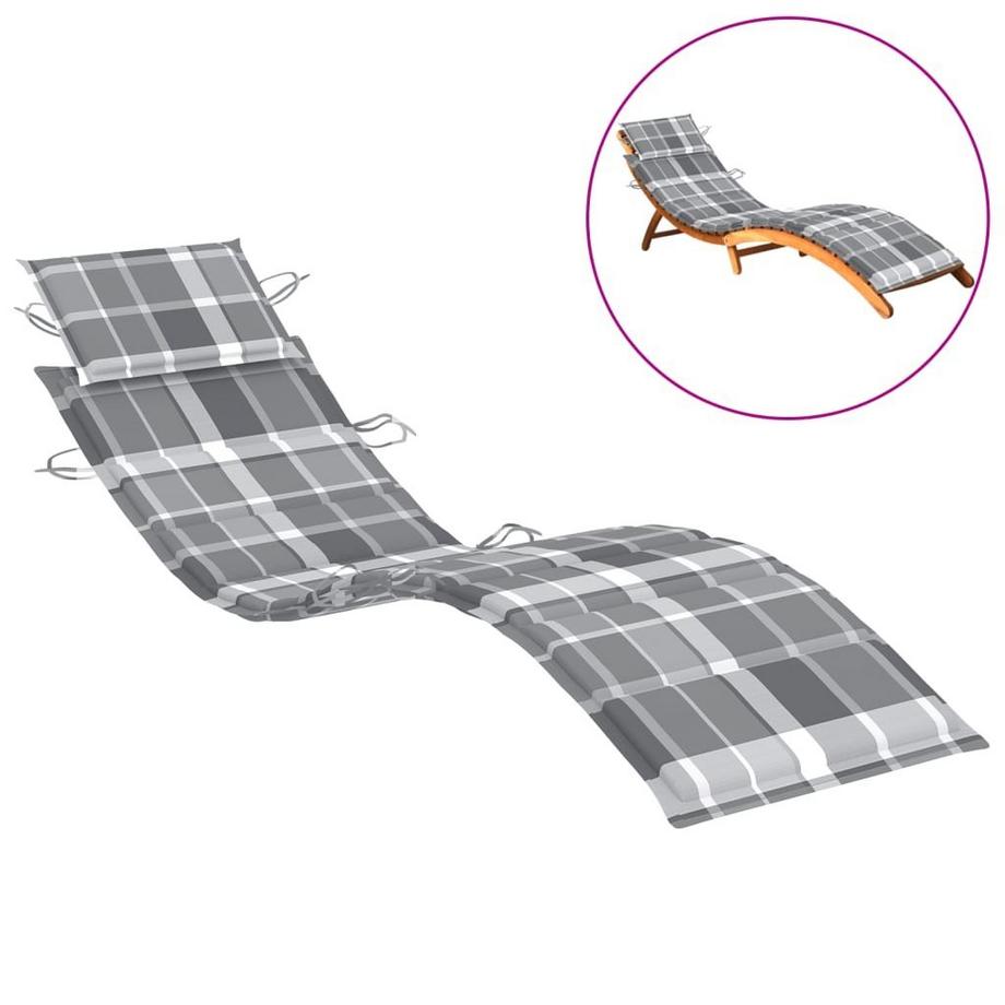 Coussin de chaise longue tissu