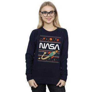Nasa Christmas Rocket Sweatshirt  