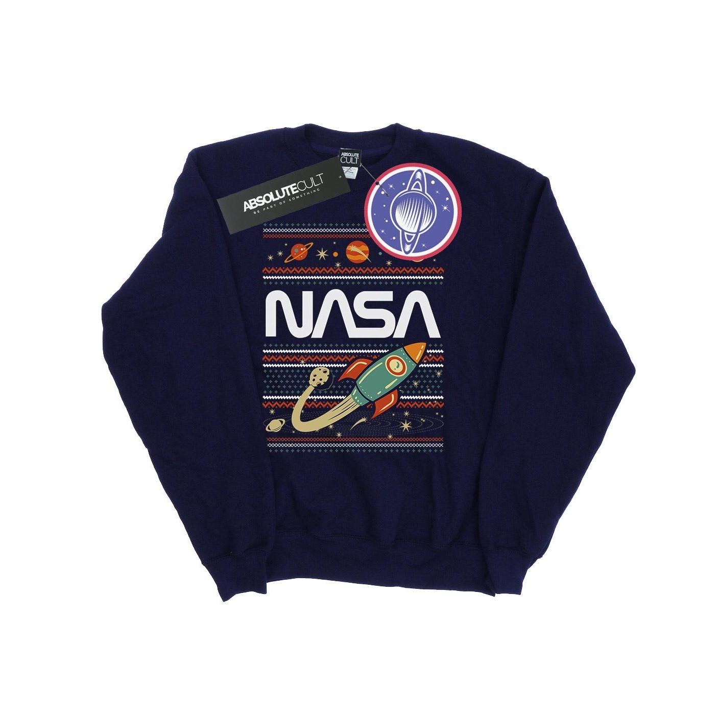 Nasa Christmas Rocket Sweatshirt  