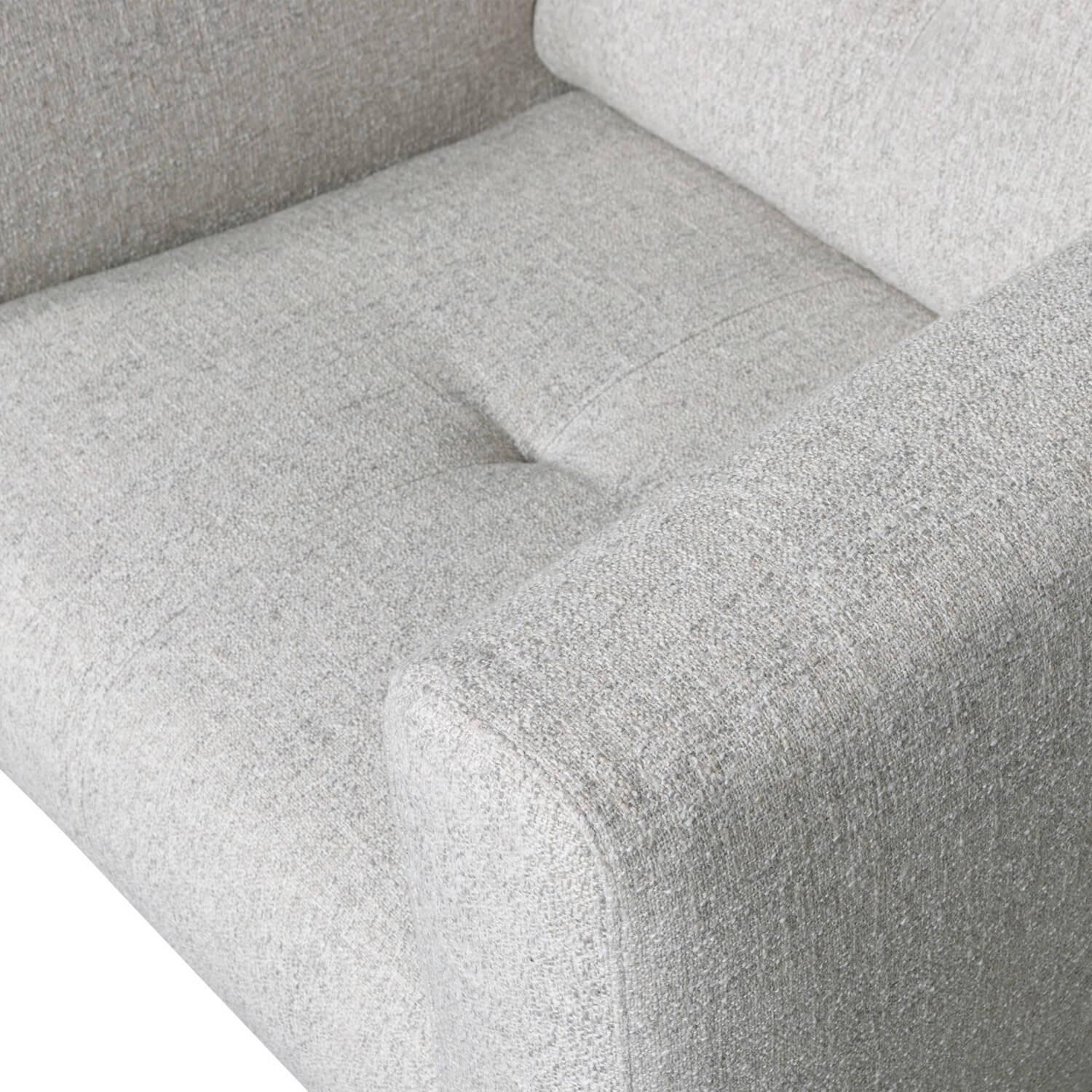 mutoni Fauteuil Skin tissu naturel  